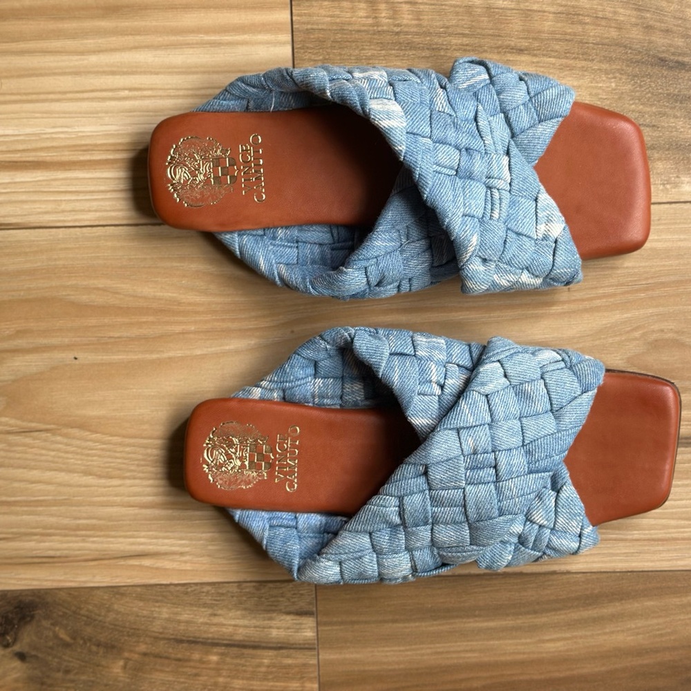 chic Blue and Brown Women's Shoes